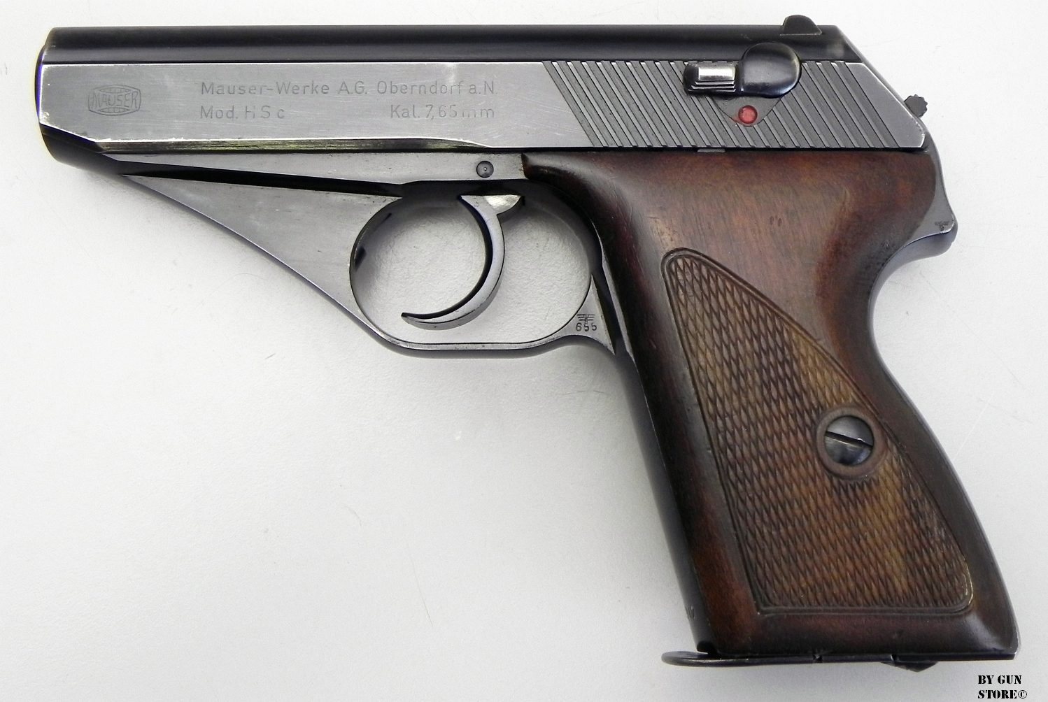 Gun Store Bunker EGO SUM BELLUM Pistola Mauser Mod HSc Cal 7 65