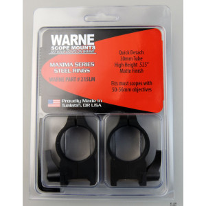 Attacchi Warne Maxima series steel rings 30mm