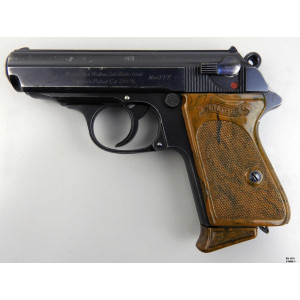 Pistola Walther Zella Mehlis mod. PPK cal. 7,65 mm 90° Sicherung matr. 808106