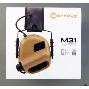 Cuffia Opsmen Tech Co. Earmor mod. M31 Electronic Hearing Protector TAN