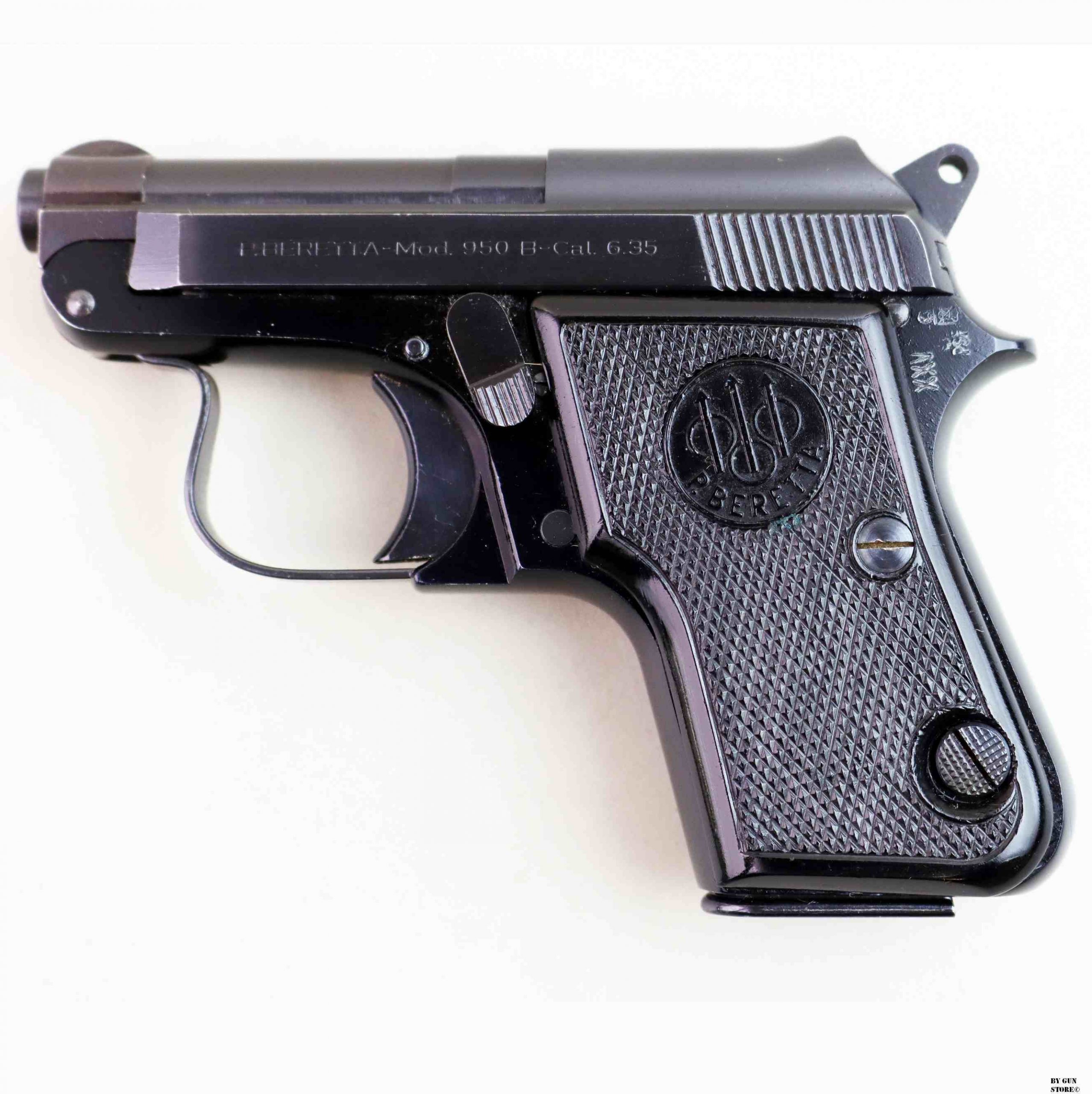 PISTOLA BERETTA MOD. BREVETTO 950B CAL. 6,35 MM Matr. G66852 - Gun ...