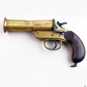 Pistola lanciarazzi Inglese modello Mark III cal. 25 mm matr. 8710