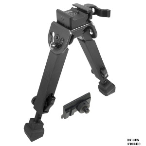 UTG Rubber Armored Full Metal QD Bipod, Height 6.0"- 8.5"