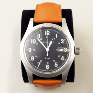 Orologio Hamilton Khaki Field Automatic Nero 42 mm