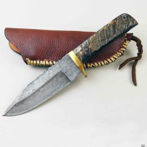 Coltello Manuel mod. baby bowie lama damasco