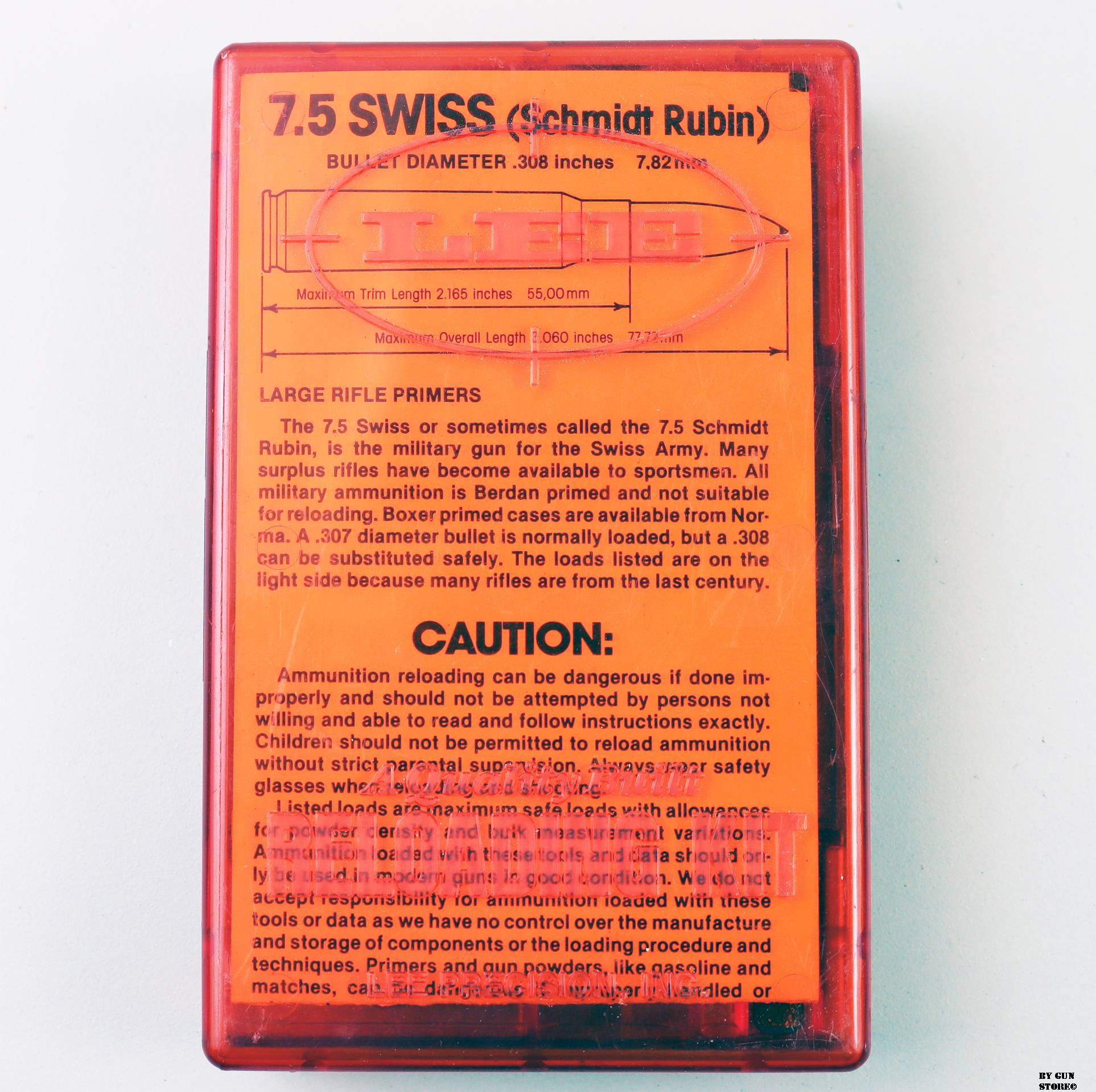 Classic Lee Loader 7.5 Swiss Schmidt Rubin