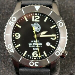 Orologio Meccanica Grezza mod. Nembo AN 9° Rgt. Col Moschin BLACK PVD