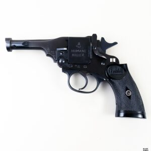 Pistola Webley & Scott mod. Mark IV Humane Killer cal. 7,65 mm matr. 73744