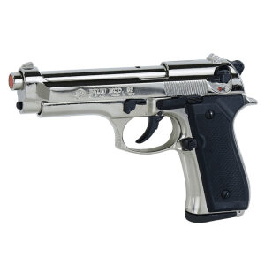 PISTOLA A SALVE BRUNI MOD. 92 NICHEL CAL. 9 MM