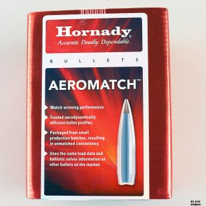 Hornady palle Aeromatch cal. 22 - 77 Gr. W/C - PZ. 500