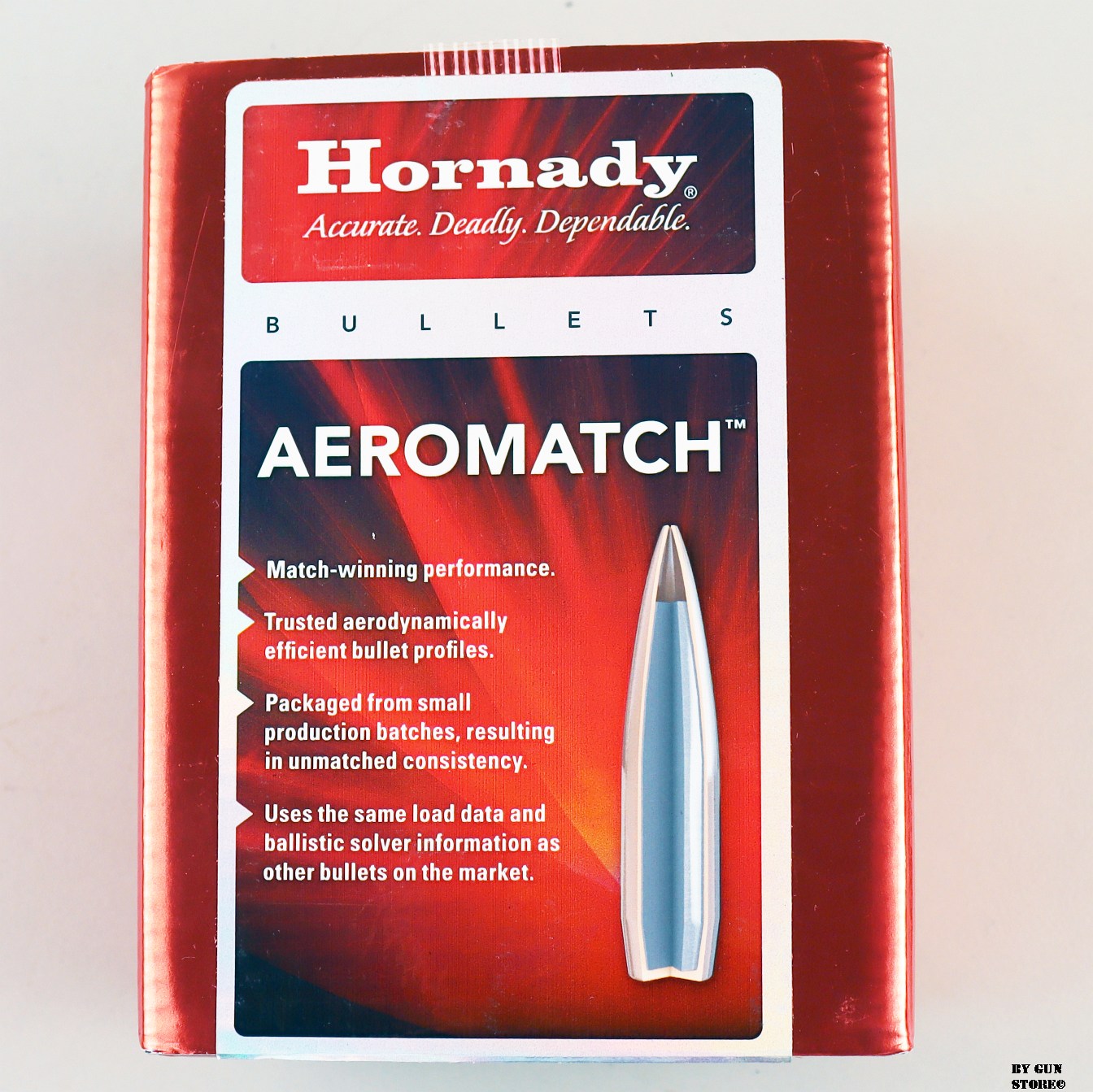 Hornady palle Aeromatch cal. 22 - 77 Gr. W/C - PZ. 500