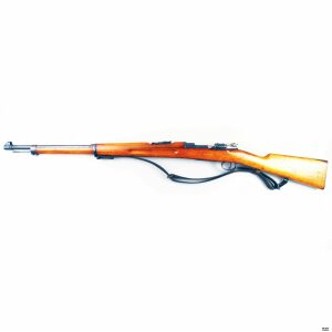 Fucile Mauser mod. Gevär m/1896 cal. 6.5x55 matr. 54438