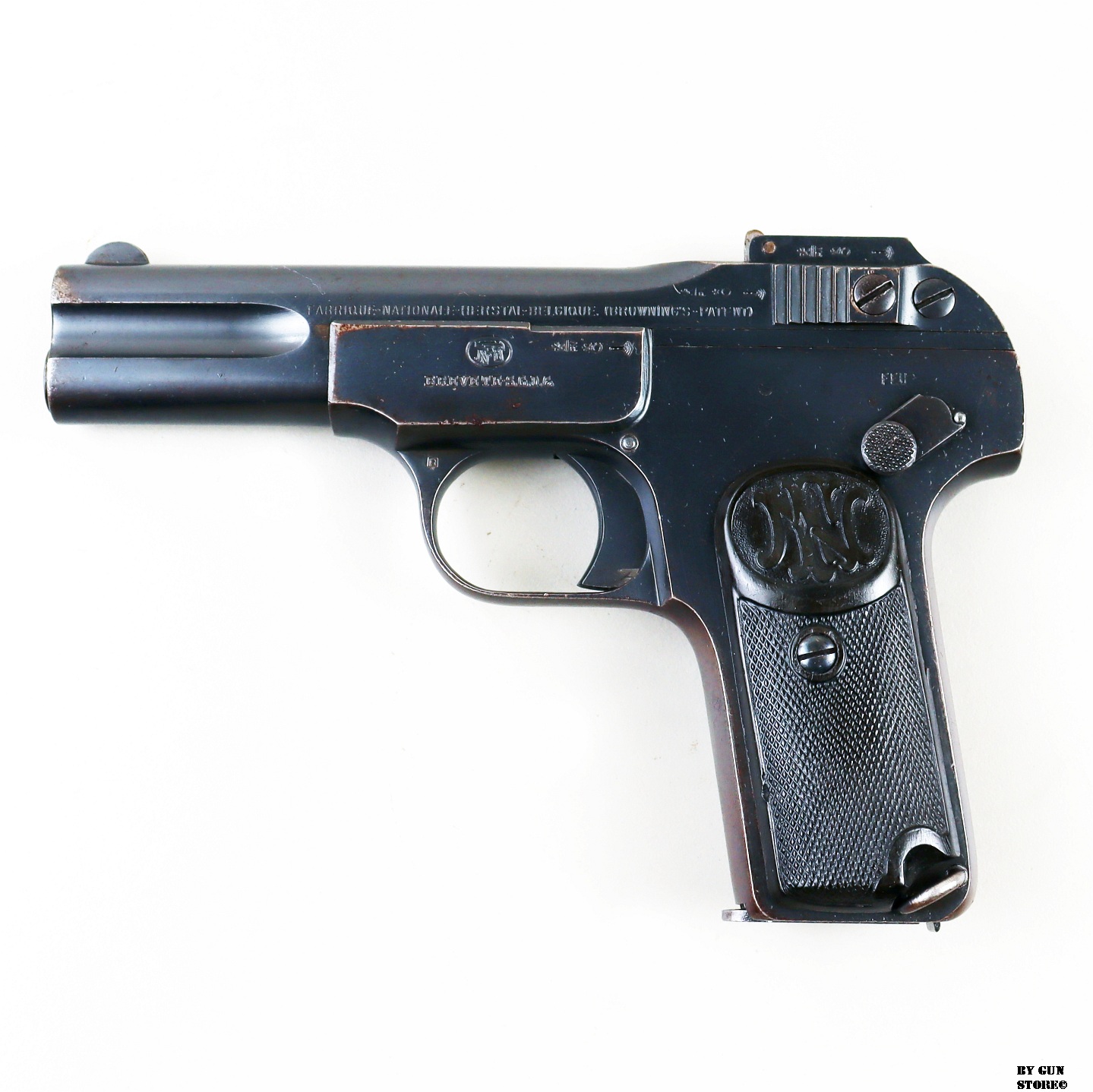 PISTOLA F.N. BROWNING MOD. 1900 CAL. 7,65 MM MATR. 388787