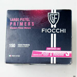 Inneschi Fiocchi 150 PZ Large Pistol Primers - Pistols & Revolvers