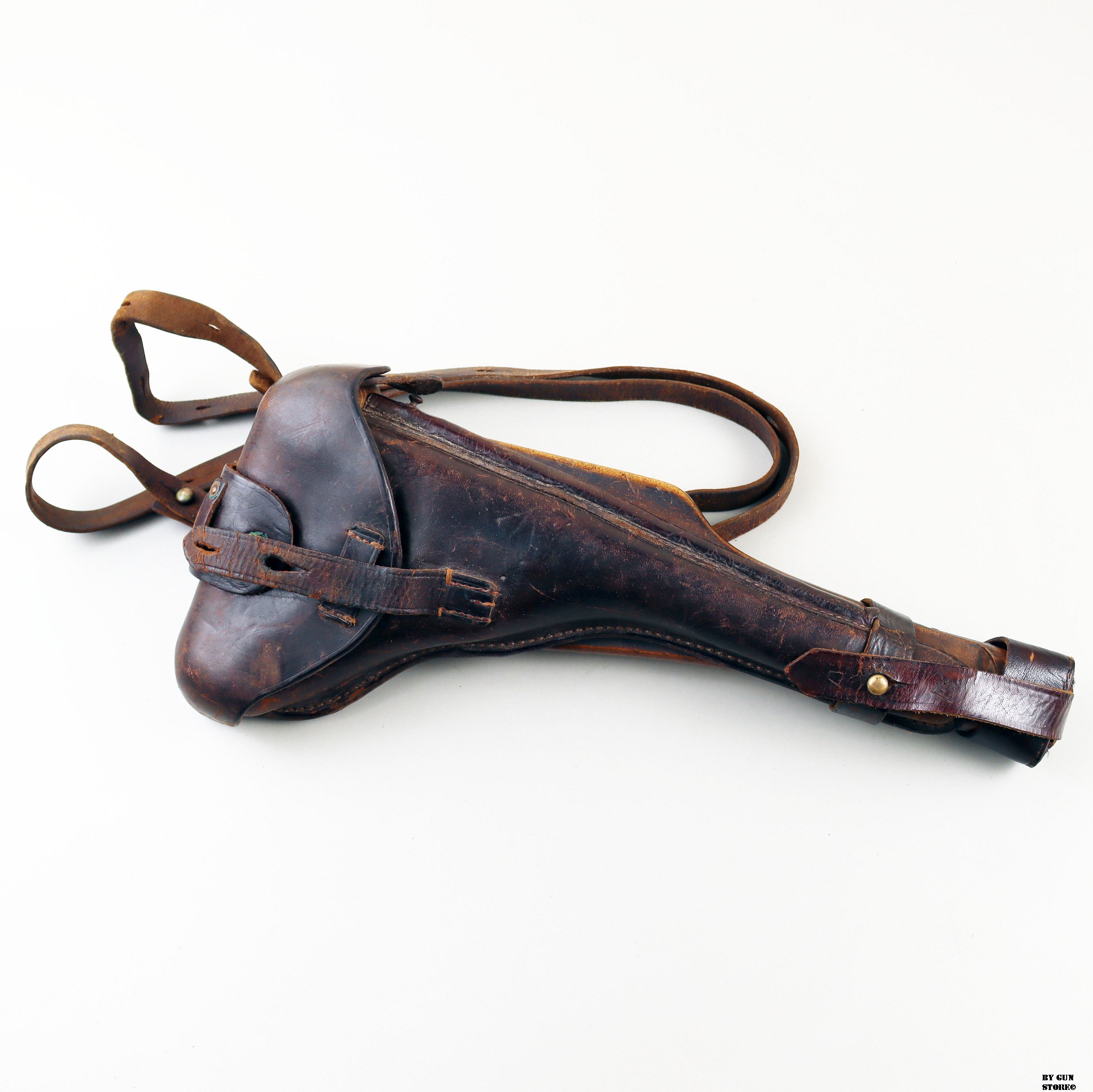 WW1 German Lange Pistole 08 Artillery Luger Holster Full Rig 1915
