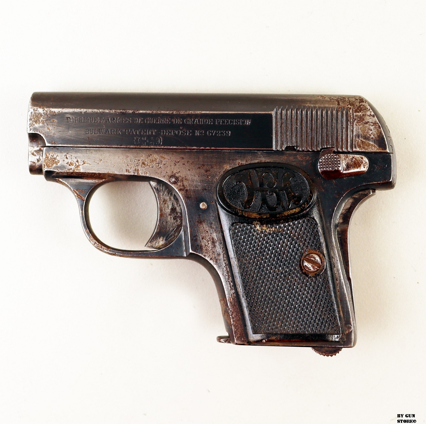 Pistola Fabrique D'armes de Guerre de Grande Precision mod. Bulwark cal. 6,35 mm matr. 26473