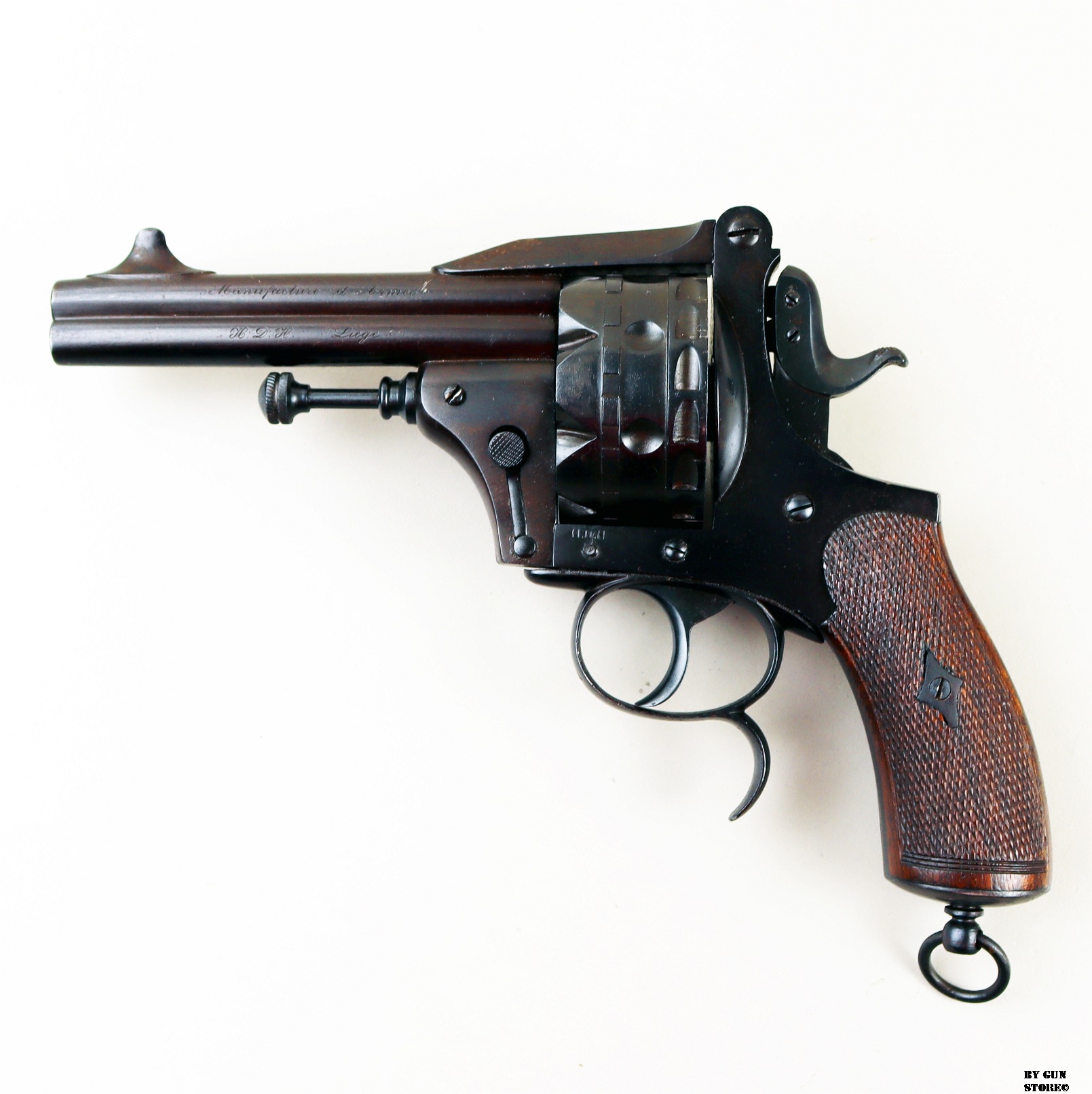 Revolver HDH Henrion, Dassy & Heuschen Liegi cal. 7,65 mm matr. 2