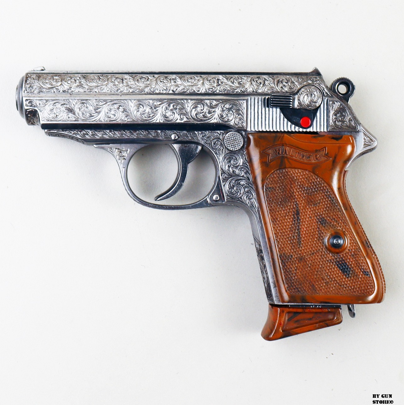 Pistola Walther Zella mod. PPK "Engraved Luxus" cal. 7,65 matr. 286161K