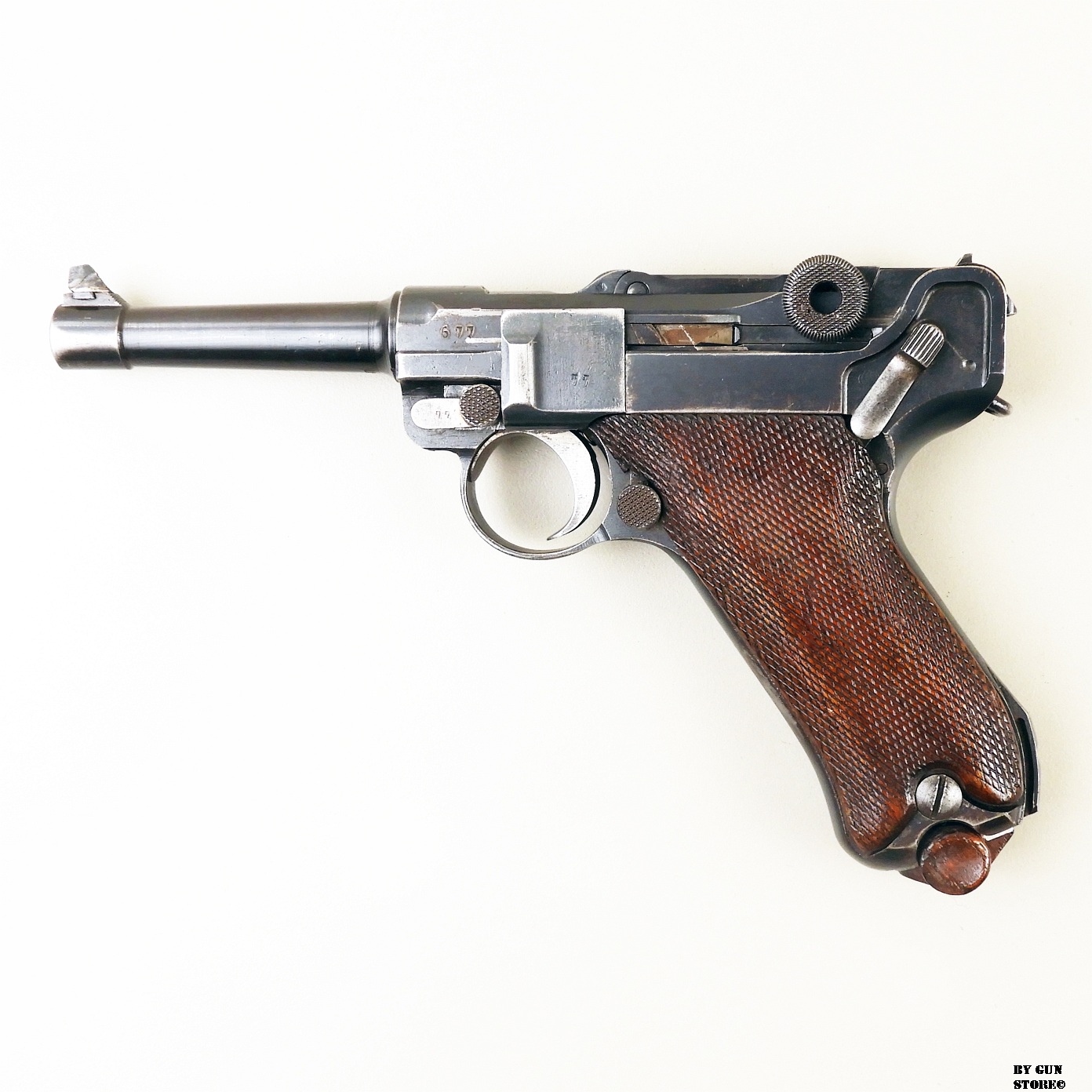 Pistola DWM mod. Luger P08 cal. 9x19 matr. 677A