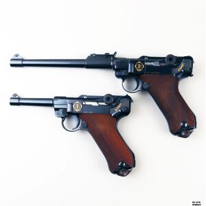 Combo Set pistole DWM mod. P08 & LP08 cal. 7,65 para matr. 4231 & 9063m