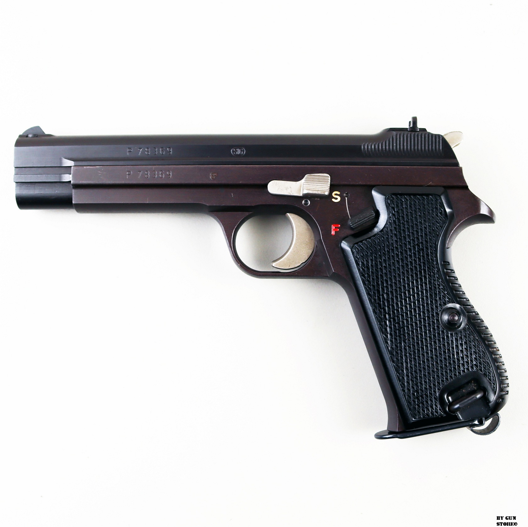 Pistola Sig mod. P210-2 cal. 7,65 para matr. P78369