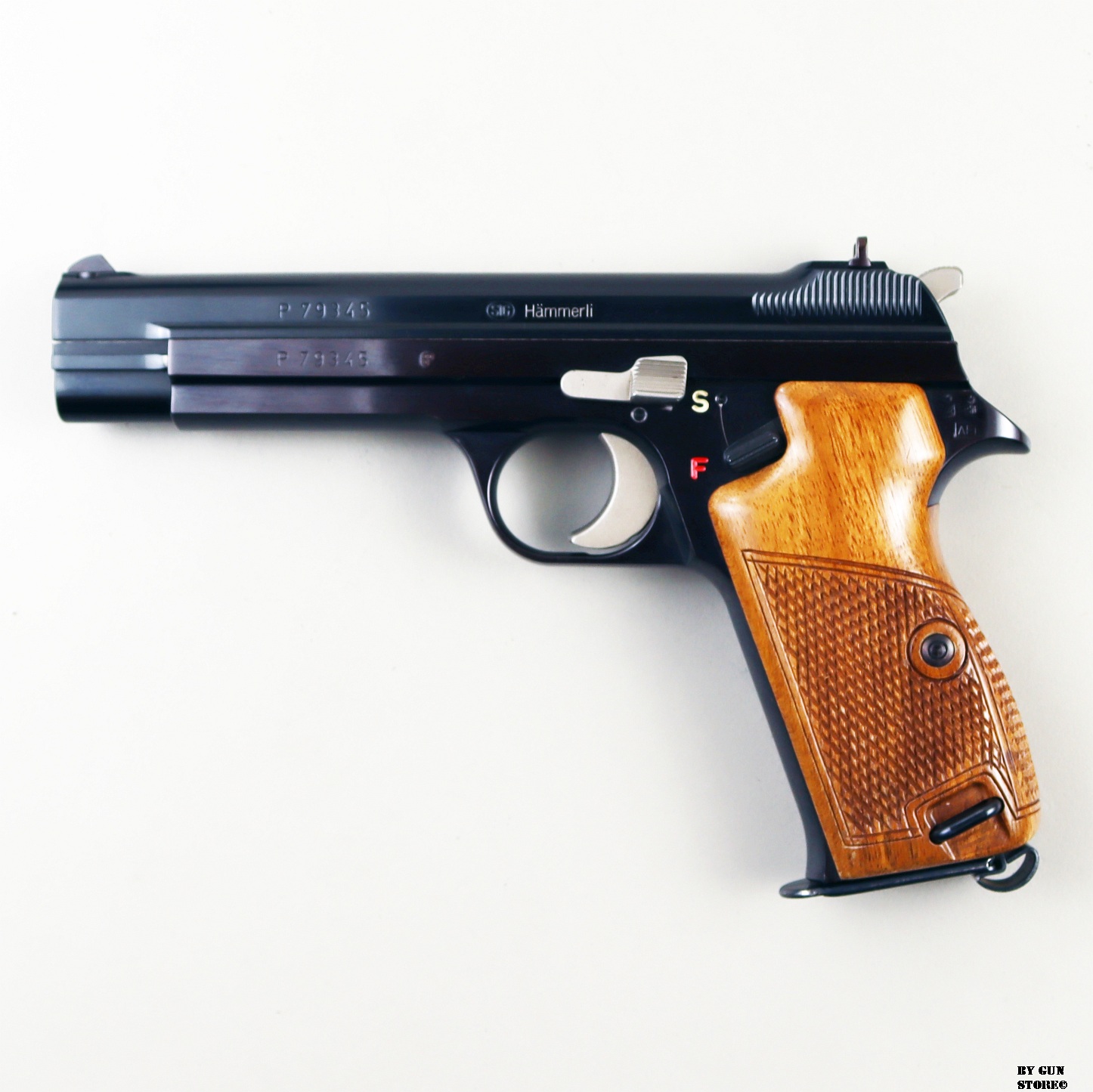 Pistola Sig mod. P210 Hammerli cal. 7,65 para matr. P79345