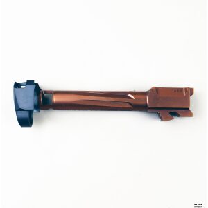 Canna RAMJET BBL W/AFTERBURNER COMP GLOCK 19 G5/19X/45 Bronze/Blk 9x19 Para