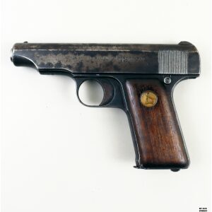 Pistola Deutsche Werke Aktiengesellschaft mod. Ortgies cal. 7,65 mm matr. 157563